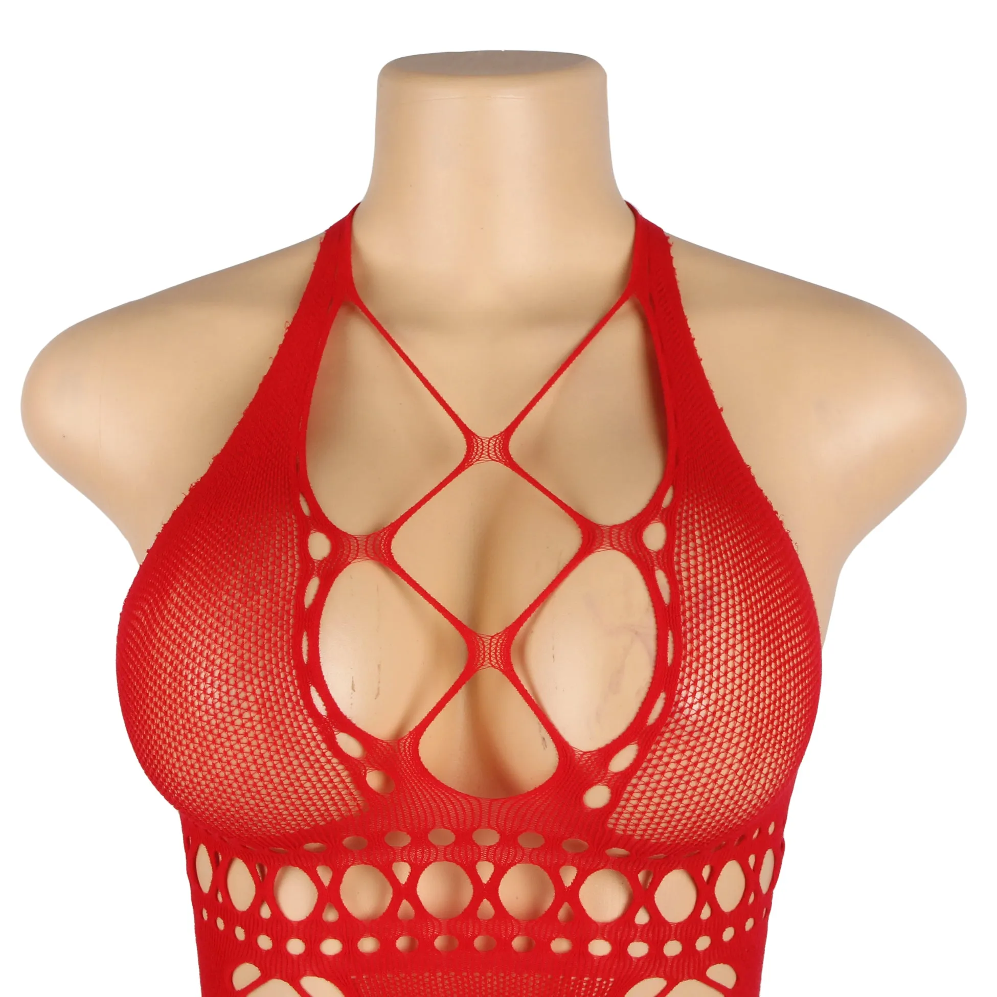 Sexy Fishnet Hollow Out Long Lingerie Egypt Bodystocking