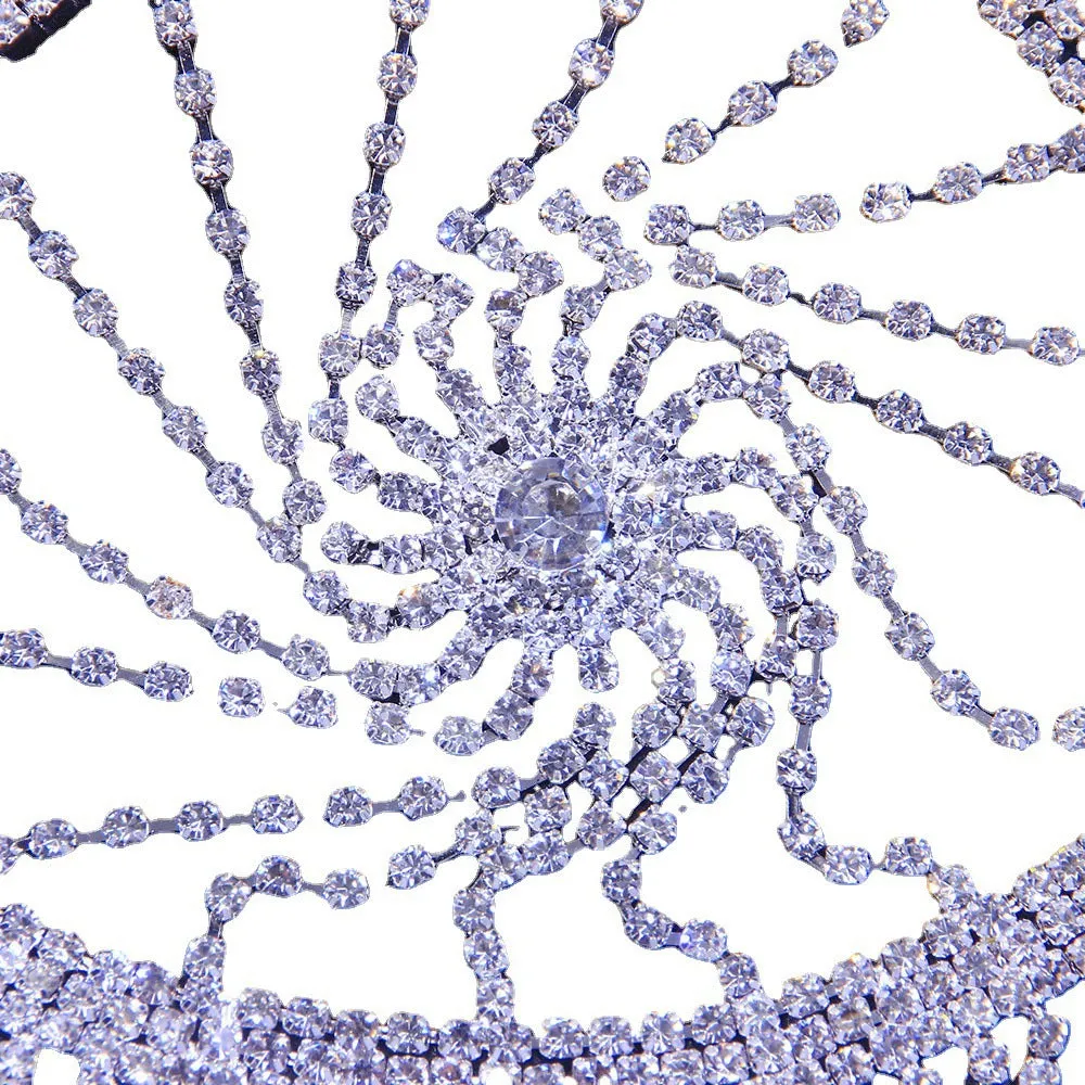 Shiny Hollow Fringed Breast Body Chain