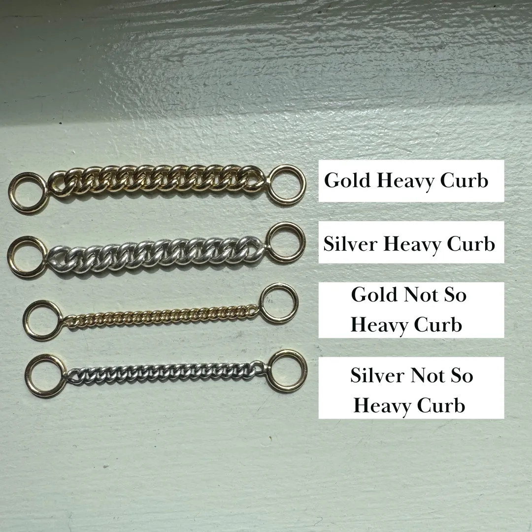 Silver Heavy Curb Chain Ring