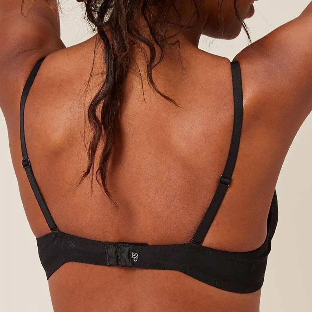 Simone Perele Wish Triangle Pushup Bra 12B347 in Black