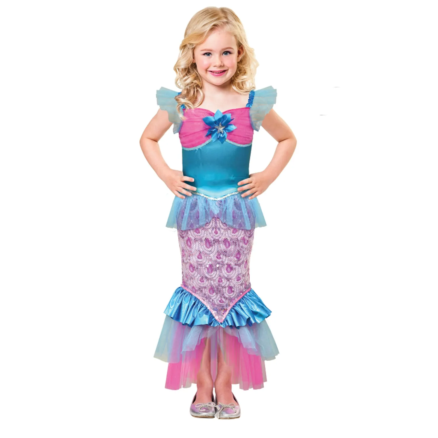 Sparkle of the Sea Mermaid Girls Fantasy Costume