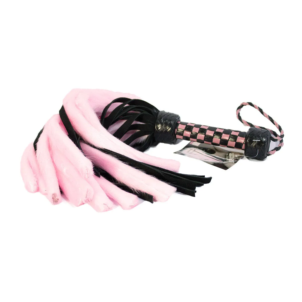 Suede and Fluff Mini Flogger