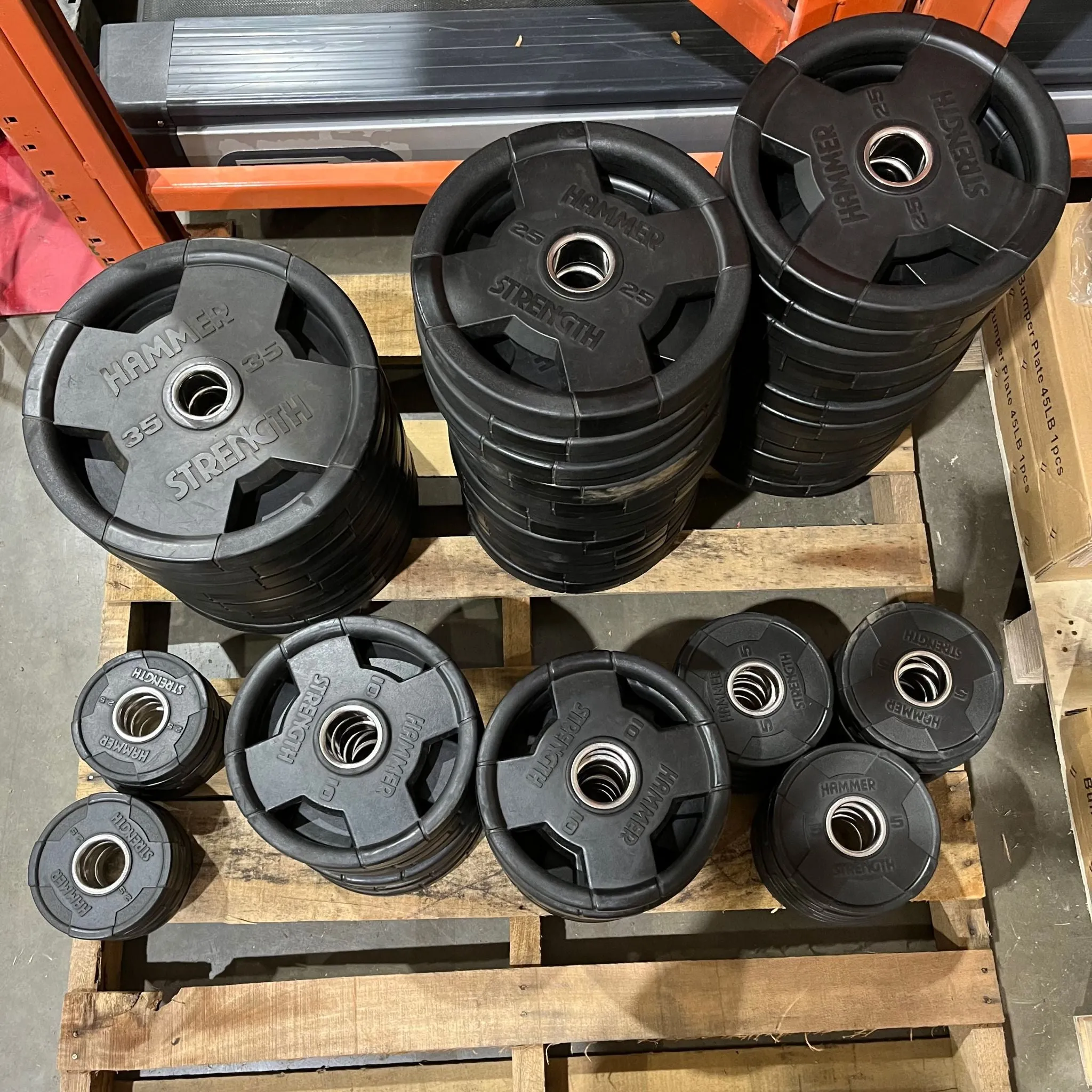 Used Hammer Strength Assorted Weight Plates