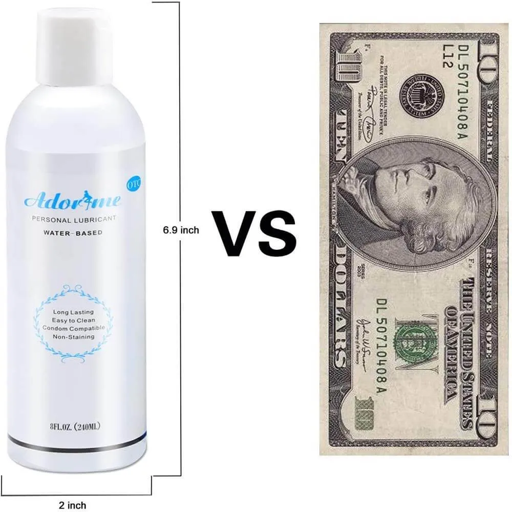 Water Based Personal Lubricant in 8oz/240ml