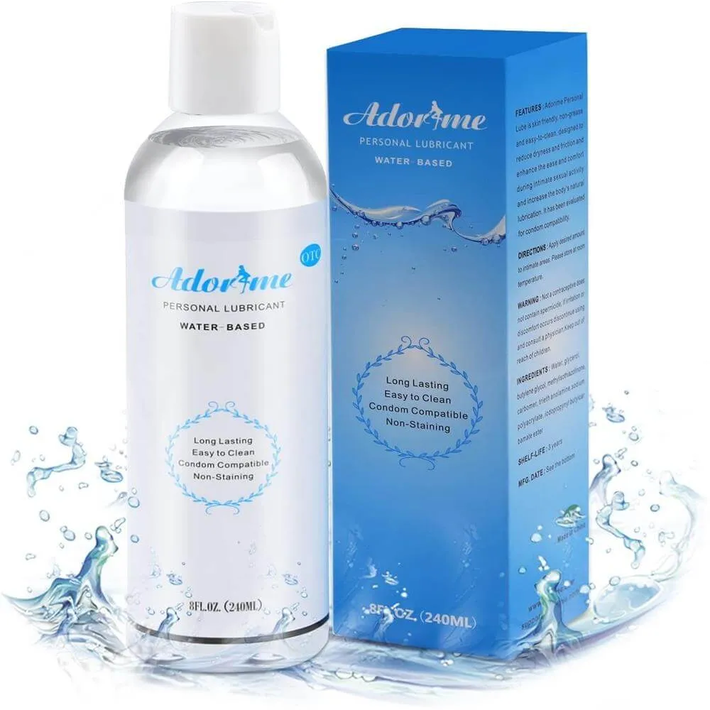 Water Based Personal Lubricant in 8oz/240ml