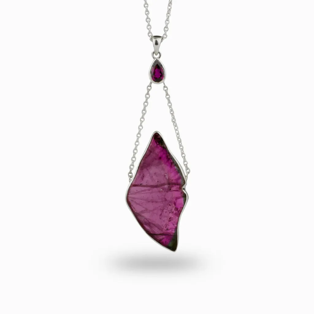 Watermelon Tourmaline Necklace