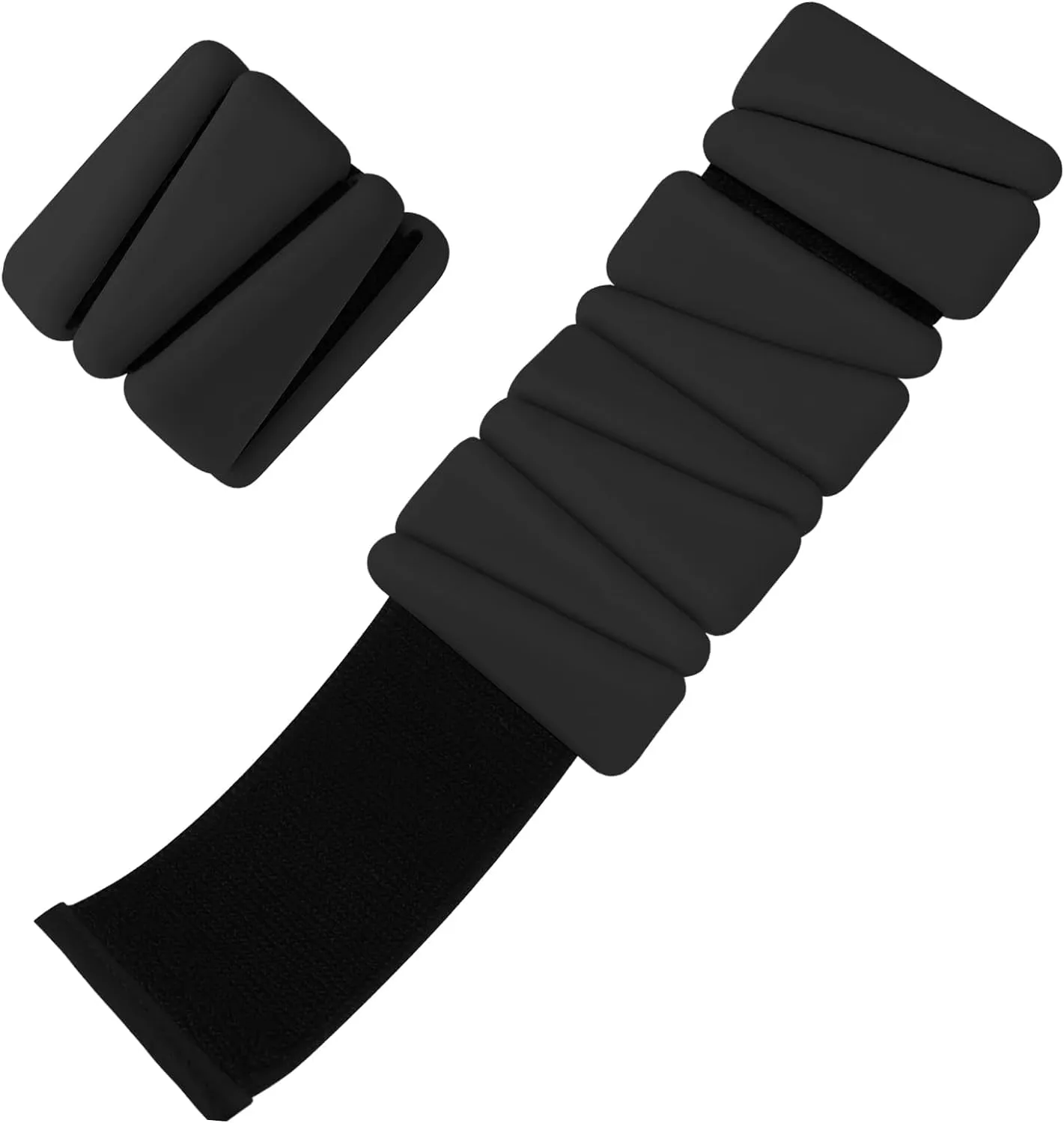 Wrist Weights Set of 2, Adjustable Silicone Workout Weights for Women and Men, Wearable Ankle/Wrist Weights Suitable for Yoga, Dance, Pilates, Pool Exercises and Jogging