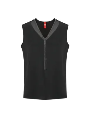YAYING V-neck Silk Shirt